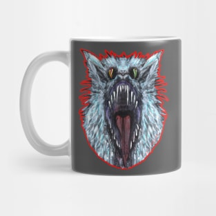 Cat Wolf Scream by Gus Fink Mug